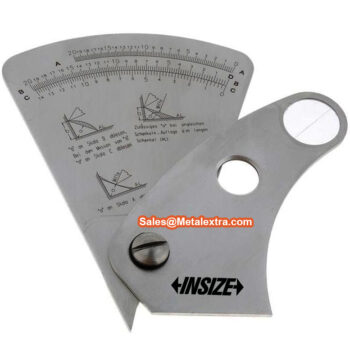 INSIZE Welding Bead Gauge 4840-1 (Stainless Steel Ruler, Res; 0.2mm) Accuracy; ±0.3mm - Image 3