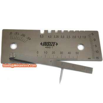 INSIZE Welding Gauge 4848-1 (Stainless Steel Ruler 5 in 1) Angle; 45° Range; ⌀50mm - Image 5