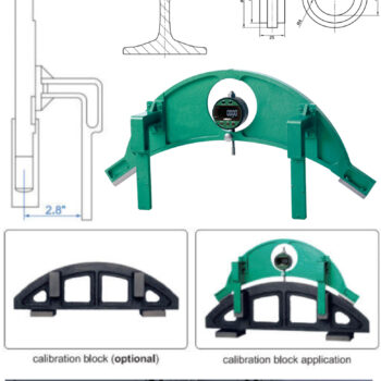 INSIZE Wheel Outside Diameter Gauge 4994 (Rechargeable, Bluetooth Data Out, Resolution: 0.005mm) Range; Ø780mm -  Ø1270mm - Image 3