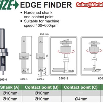 Alternative view of INSIZE Edge Finder 6562, Shank Ø10mm, Accuracy: 5µm