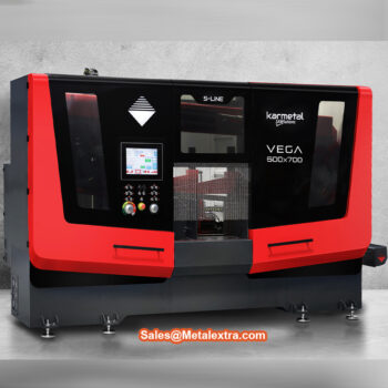 Alternative view of KARMETAL Automatic Bandsaw VEGA 650x650 (Motor; 10 HP/7,5 kW, ~ 1.500 rpm) Angle 90°; 650 x 650mm