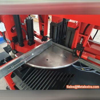 KARMETAL Automatic Miter Band Saws ODG 350x400 PLC (Motor 4KW/5.4HP ~1400 RPM) Cutting 90°; 270 x 400 mm, 45°; 270 x 280 mm, 60°; 150 x 160 mm - Image 6