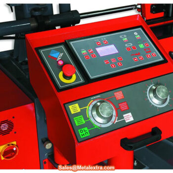 KARMETAL Semi-Auto Mitre Band Saws KDG 700 x 1250 DM (Motor 7.5KW/10HP ~1500 RPM) Cutting 30°; 650 x 1030 mm, 45°; 650 x 800 mm, 60°; 650 x 490 mm - Image 5
