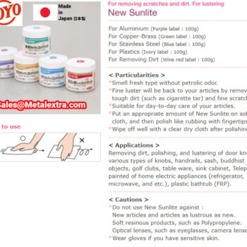 KOYO-SHA Sunlight Compounds (water-based buffing paste 1pcs =100mL) For Dirt-removing & scratching (Red label) - Image 3