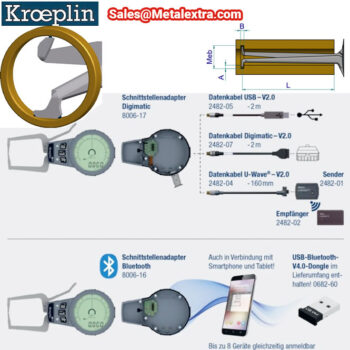 KROEPLIN Internal Digital Caliper L215P3 Series IP67 ⌀15mm - ⌀30mm - Image 6