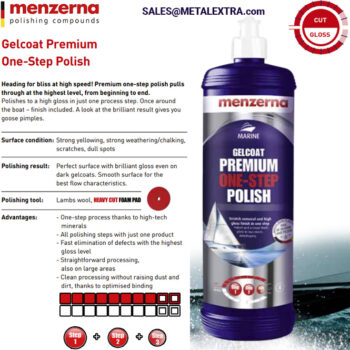 Alternative view of MENZERNA Marine One Step Polish to a high gloss