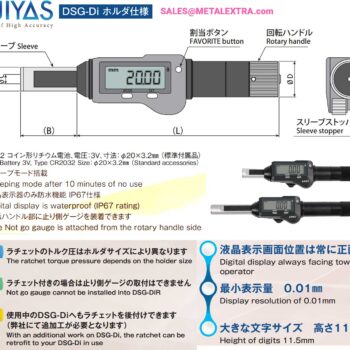 OJIYAS Digital Thread Depth Gauge DiR M2 - M14 - Image 5