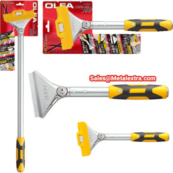 OLFA Scraper XSR-300 Spring Steel Replaceable Blade (300mm long x 100mm wide x 0.8mm or 0.5mm thick) - Image 10