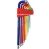 PB SWISS TOOLS Hexagon L-wrench LONG key PB 212 LH RB Ball-end Rainbow powder-coated 627141