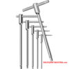 PB SWISS TOOLS Hexagon T-handle PB 1204 SET Sliding 627141