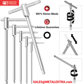 PB SWISS TOOLS Hexagon T-handle PB 1204 SET Sliding 627141 - Image 3