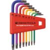 PB SWISS TOOLS L-wrench Torx® screws PB 410 H RB powder-coated 624860