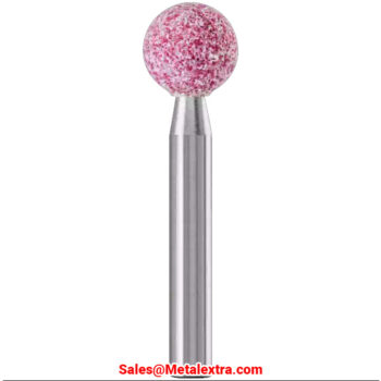 PFERD Ball End KU for contour grinding & backside deburring, 4007220, Ø13mm - Ø32mm, Grit 24 - 60