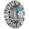 PFERD Threaded Bevel 30° Brushes Knotted Combitwist Stainless Steel INOX Wire 4007220