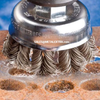 PFERD Threaded Cup Brushes Knotted Combitwist Steel Wire 0.5mm M14x2 X-LOCK 4007220 806722 - Image 3