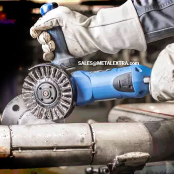 PFERD Wheel Brush Knotted RBG Combitwist Stainless Steel Wire 0.35mm 11512/22,2 X-LOCK 4007220 593400 - Image 3