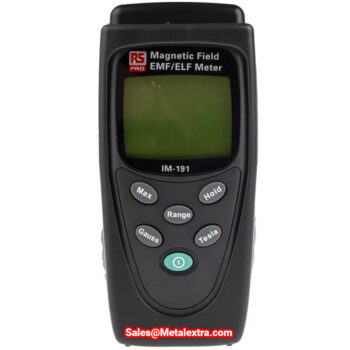 Alternative view of RS PRO Gauss Meter IM-191 (Resolution; 0.1/1 mG or 0.01/0.1 μT) Range; 30 Hz - 300 Hz