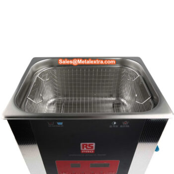 RS PRO Ultrasonic Cleaner 124-9722 (4 Mode Operation) Power; 300W, Capacity; 9L - Image 5