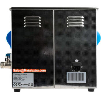 RS PRO Ultrasonic Cleaner 124-9722 (4 Mode Operation) Power; 300W, Capacity; 9L - Image 3