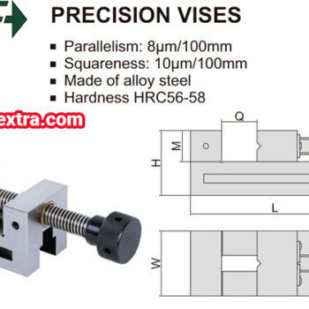 INSIZE Vise 6520-76A (HRC56-58) Chuck opening Ø76mm - Image 2