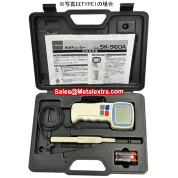 Alternative view of SK SATO Moisture Meter SK-960A Type 1 (Temp;-5°C ~ 40°C, Accuracy; 2%) Moist Range; 9,1 ~ 40,0% (rentang standar)