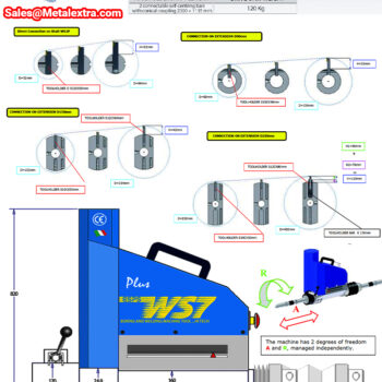 SIR MECCANICA Line Boring Machine WS7 Plus 3PH, Boring/Welding; Ø400-1700mm (15.75 - 66.93") - Image 24