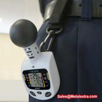 SK SATO Mobile Heat Stress Monitor SK-181GT (JIS B 7922:2023 Class 2, ISO 7243, Humidity; 0~95%RH) Range; 0.0°C~50°C - Image 5