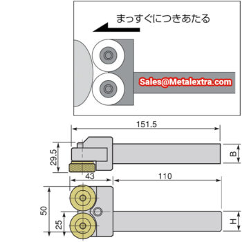 Alternative view of SUPERTOOL Cross Cut Knurling Holder E-Model KH2E Ø10mm - Ø250mm