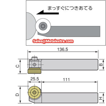 SUPERTOOL Plain Cut Roll Knurling Holder KH1E Ø10mm - Ø250mm - Image 3