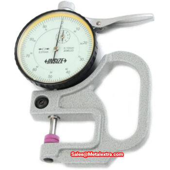INSIZE Dial Thickness Gage 2364 Ceramic/Steel Anvil (Grad: 0.01mm) Range; ø58mm - Image 3