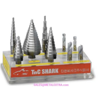 TNC-SHARK-Step-Drill-HSS-Cobalt-ø4mm-ø40mm-Metalextra-Indonesia