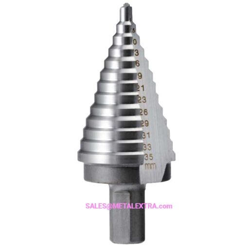 TNC-SHARK-Step-Drill-HSS-Cobalt-ø4mm---ø40mm-Metalextra-Indonesia