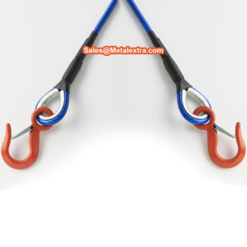 Alternative view of TRUSCO Wire Rope Sling TWSP4P (4 hanging with collar coating shrinkage cover), Thickness; Ø6-12mm, Angle; ≤60°, Range; 1 - 2 Meter