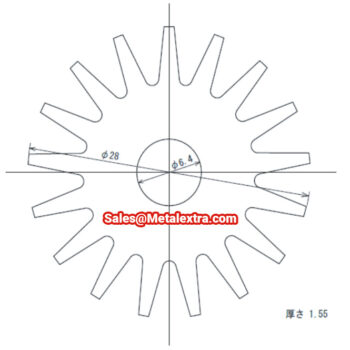 TRUSCO Grinding wheel dresser (blade 18mm x 50mm) DH-265 - Image 3