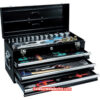 TRUSCO Tool Box Steel Set 62pcs, 533 x 220 x 287, TIT62S-BK