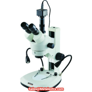 TRUSCO Trinocular Microscope SCOPRO Flexible Arm Light ZMSFA-T1 (Magnification 7× to 45×) - Image 3
