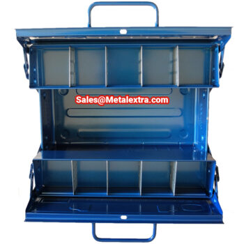 TRUSCO Two-Level Tool Box, Pressed Steel Sheet, 352×220×289, ST-350-B - Image 4