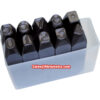 TRUSCO reverse number stamp set SKB-100, 10 Set, 10mm