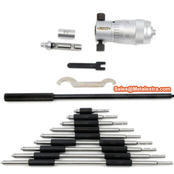 INSIZE Tubular Inside Micrometer 3221 (Sping-loaded Extension Rod with Ball Tips Anvil) Range; Ø25mm - Ø1000mm - Image 6