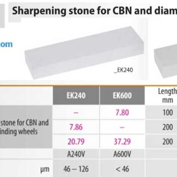 Alternative view of TYROLIT Sharpening Drressing stone for CBN and diamond grinding wheels EK600 Aluminium Oxide 599800 grit < 46 µm