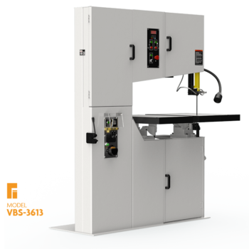FUHO Contour Bandsaw VBS-3613 (Blade motor; 3 HP/2.2 KW × 3 Phase) Cutting height max 330mm / 13 inch - Image 27