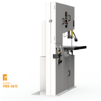FUHO Contour Bandsaw VBS-3613 (Blade motor; 3 HP/2.2 KW × 3 Phase) Cutting height max 330mm / 13 inch - Image 25
