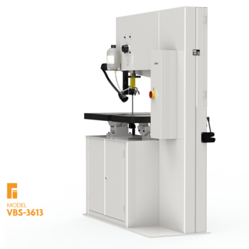 FUHO Contour Bandsaw VBS-3613 (Blade motor; 3 HP/2.2 KW × 3 Phase) Cutting height max 330mm / 13 inch - Image 22