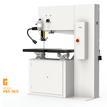 FUHO Contour Bandsaw VBS-3613 (Blade motor; 3 HP/2.2 KW × 3 Phase) Cutting height max 330mm / 13 inch - Image 20
