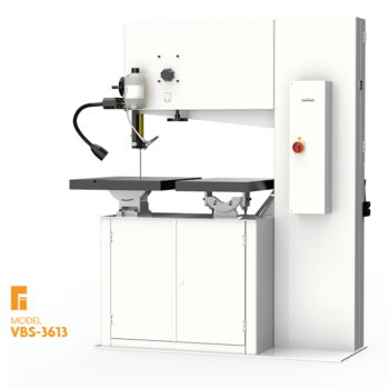FUHO Contour Bandsaw VBS-3613 (Blade motor; 3 HP/2.2 KW × 3 Phase) Cutting height max 330mm / 13 inch - Image 19