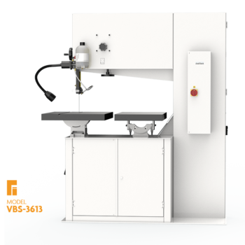 FUHO Contour Bandsaw VBS-3613 (Blade motor; 3 HP/2.2 KW × 3 Phase) Cutting height max 330mm / 13 inch - Image 18