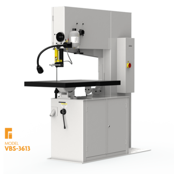 FUHO Contour Bandsaw VBS-3613 (Blade motor; 3 HP/2.2 KW × 3 Phase) Cutting height max 330mm / 13 inch - Image 14