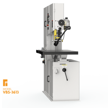 FUHO Contour Bandsaw VBS-3613 (Blade motor; 3 HP/2.2 KW × 3 Phase) Cutting height max 330mm / 13 inch - Image 10