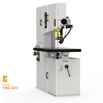 FUHO Contour Bandsaw VBS-3613 (Blade motor; 3 HP/2.2 KW × 3 Phase) Cutting height max 330mm / 13 inch - Image 9