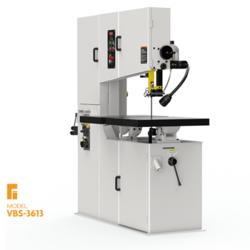 FUHO Contour Bandsaw VBS-3613 (Blade motor; 3 HP/2.2 KW × 3 Phase) Cutting height max 330mm / 13 inch - Image 8
